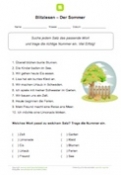Blitzlesen: Sommer Blitzlesen: Sommer