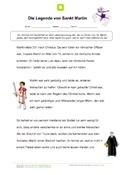 Die Legende von Sankt Martin Die Legende von Sankt Martin